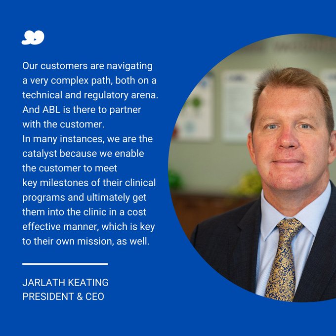 Check out how our CEO believe ABL is a catalyst for our clients life-changing innovations.

Visit us at:
ablinc.com