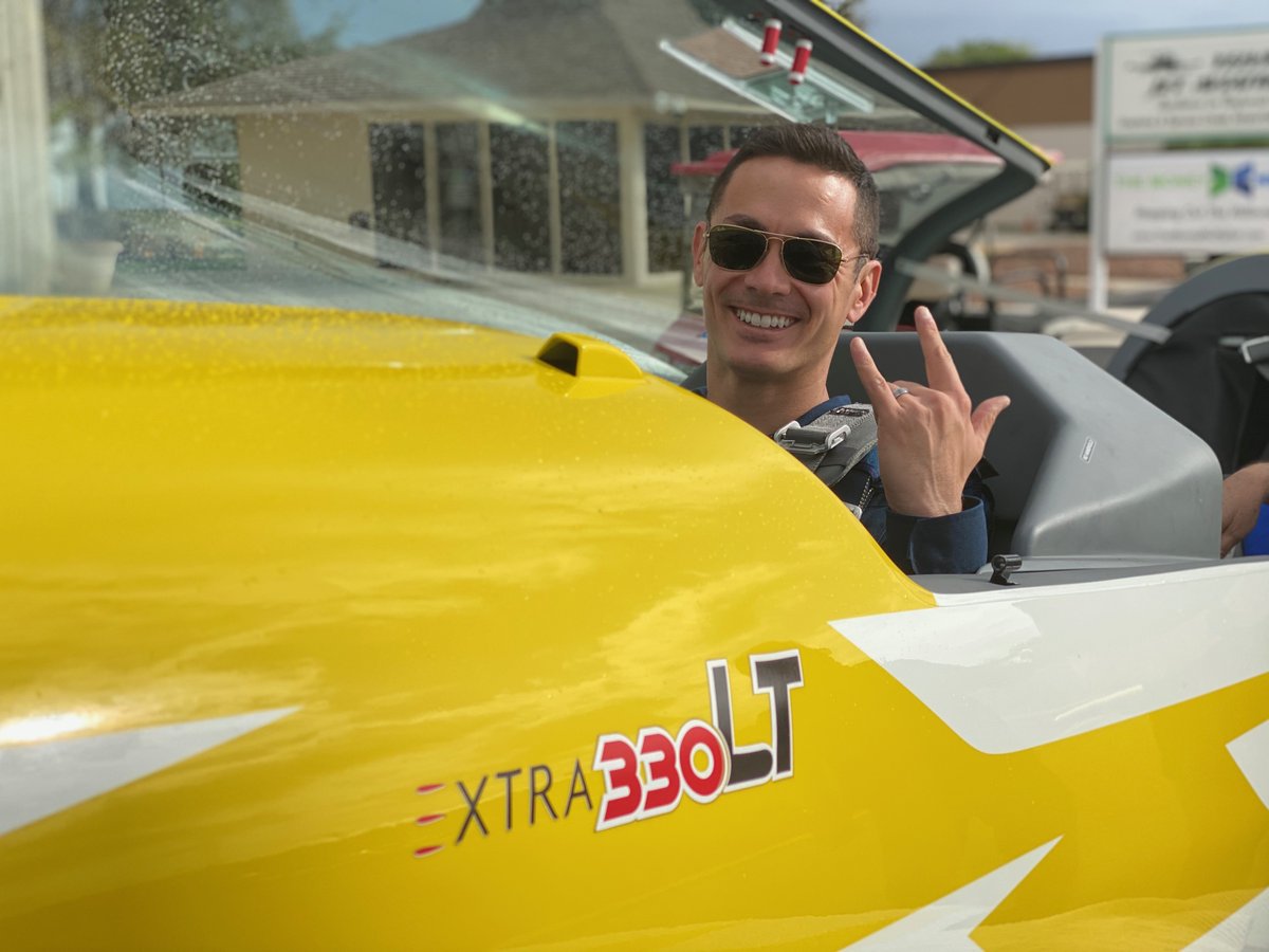 ERAUWorldwide's tweet photo. At the age of nine, Embry-Riddle alumnus Maj. Michael Brewer knew he wanted to be a pilot. Brewer now flies with the U.S. Air Force Flight Demonstration team, better known as the Thunderbirds. Read his story: https://t.co/3qenEoO6cS https://t.co/BqJdFFW6mD