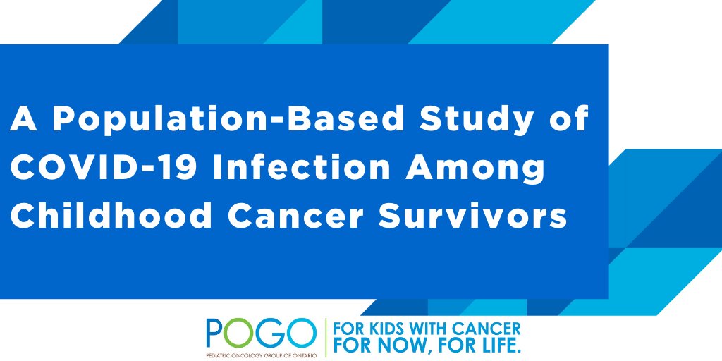 POGO4kids's tweet photo. This research, using #POGONIS data, helps enhance the care of childhood cancer survivors and provides useful evidence for physicians who counsel survivors and recommend measures about the risk of COVID-19 infection. #championchildhoodcancercare. https://t.co/FfWHwuSGvW