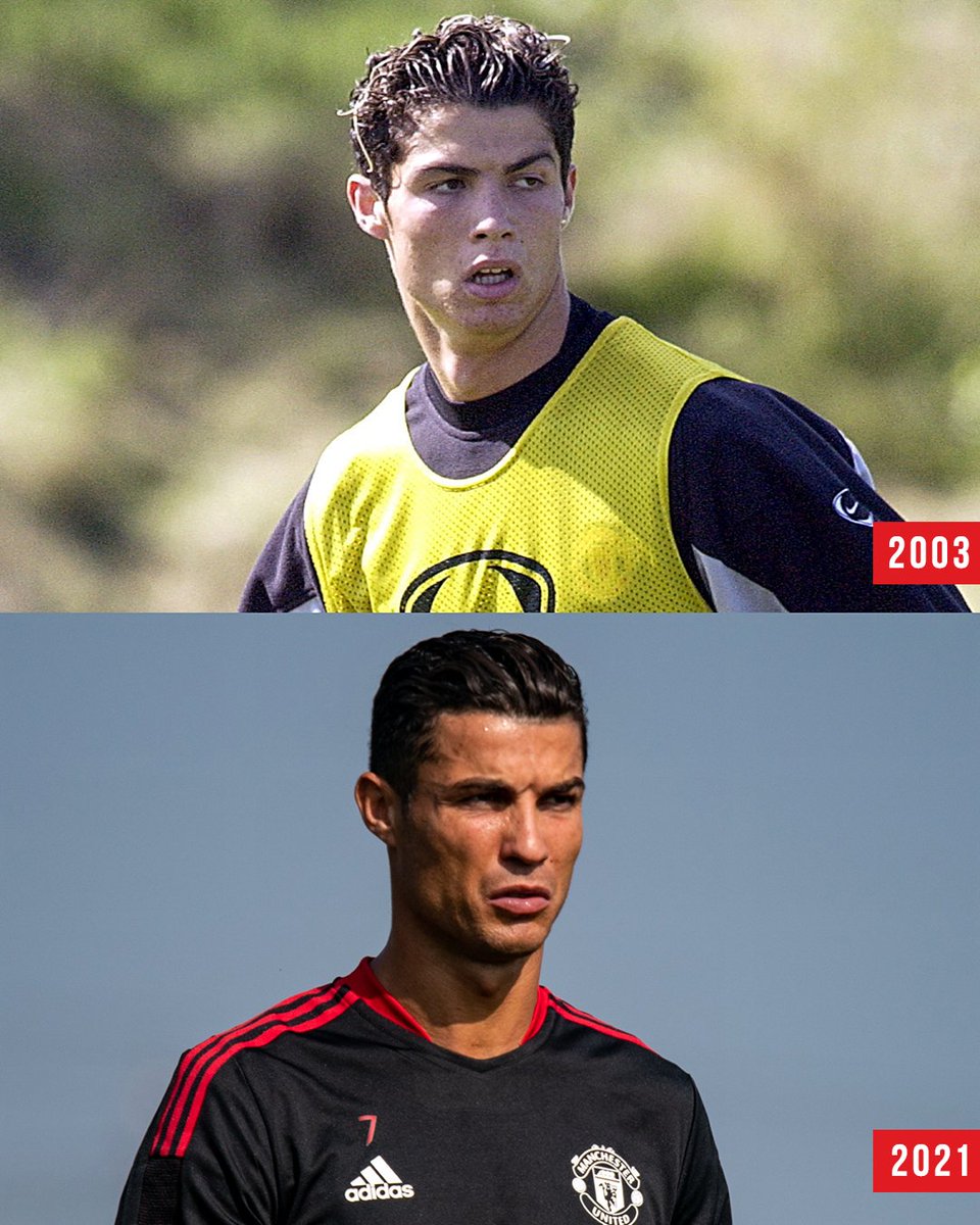 ManUtd's tweet photo. How it started // How it's going:

#MUFC @Cristiano https://t.co/oFxzXPHWa6