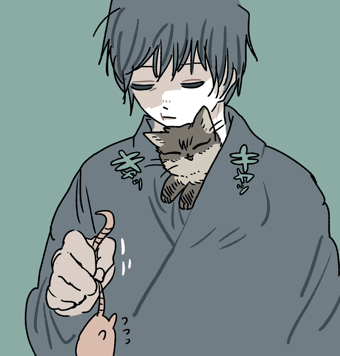 寝る前らくがき 