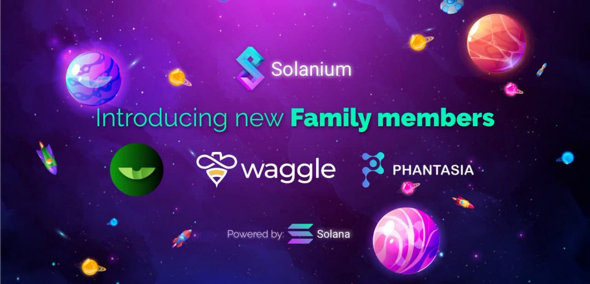 solanium_io's tweet photo. #SolaniumSummer is going to the galaxy

Introducing our new members of our Solanium Family!

@MatrixETF - The Next Generation of #ETF, Cross Chain Enabled.

@wagglenetwork -  Primary Markets for Everyone

@PhantasiaSports - The Future of Fantasy Sports https://t.co/6g9vypJ80d