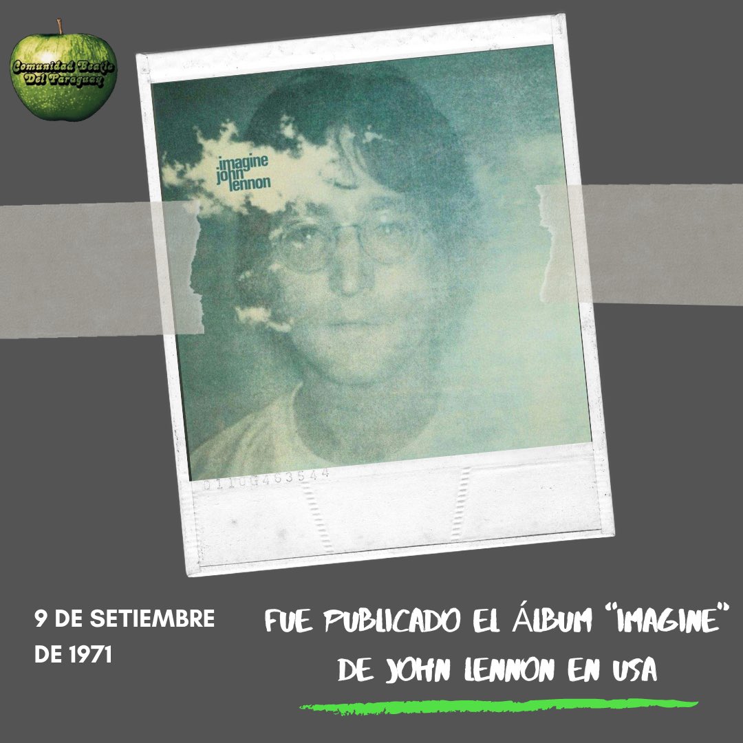 Hoy celebramos un aniversario más del icónico álbum “Imagine” de John Lennon