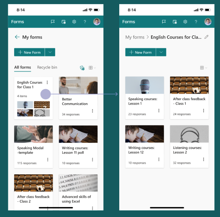PhilemonBurney's tweet photo. MICROSOFT FORMS USERS: 
"Manage and organize your forms and quizzes" to efficiently archive and categorize forms in collections.
Many educators will be happy 🙂
Almost there (finally) - rollout begins late Sep' '21
https://t.co/1wbXMRp6d9
#TA_Talk #MIEExpert #MicrosoftEDU https://t.co/dNoBZAYU2I