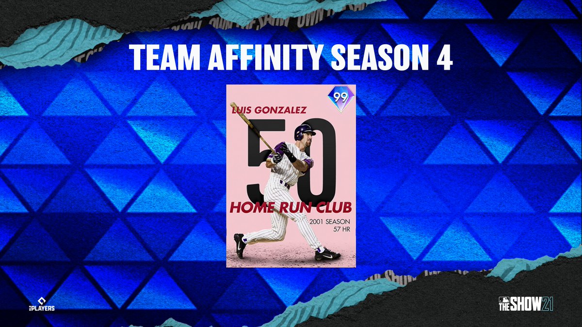MLBTheShow's tweet image. The @Dbacks Team Affinity Season 4 💎 is @LuisGonzo20! Earn him in MLB The Show 21 as well as other Legends and Future Stars by completing missions after the 9/10 content update.
Keep track of all the TA Season 4 reveals here 👉mlbthe.show/TA4

#MLBTheShow