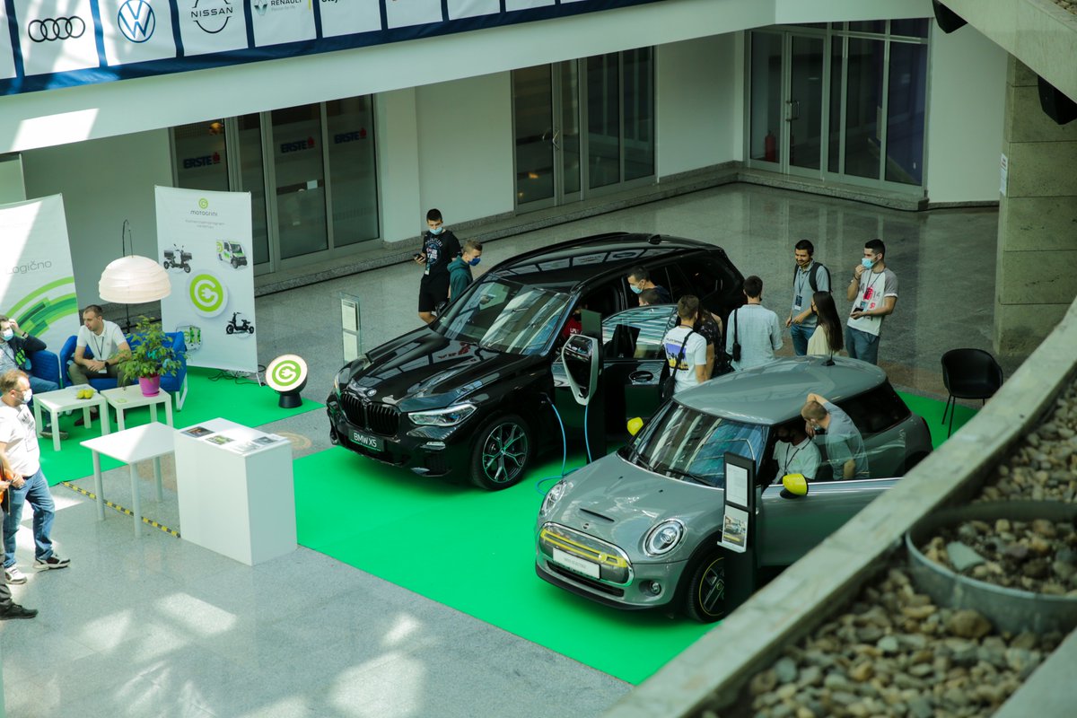 BMWSrbija's tweet photo. Danas je počeo sajam električnih automobila "Electric Vehicles Days" u Novom Sadu, a tim povodom je direktor prodaje Delta Motors kompanije Dario Vlačić bio jedan od učesnika panela "Može li tehnologija zadovoljiti kupca trenutnim propisima i vladinim politikama?" https://t.co/dBz5hCyjJw