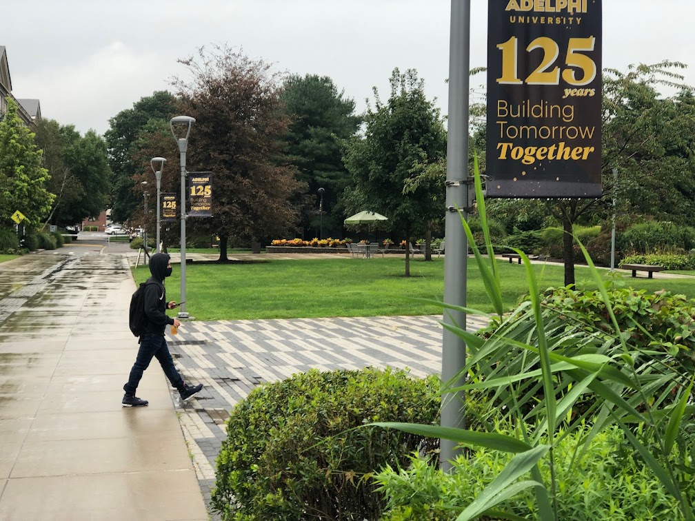 Adelphi University tweet media
