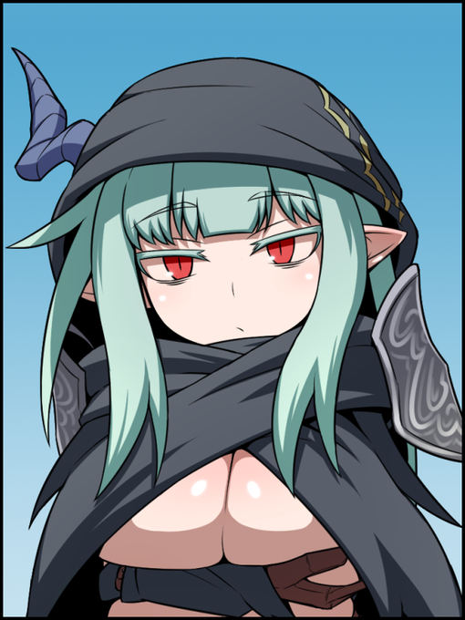 傾いてて証明写真っぽくないやつ(とおまけの肉厚なやつ) 