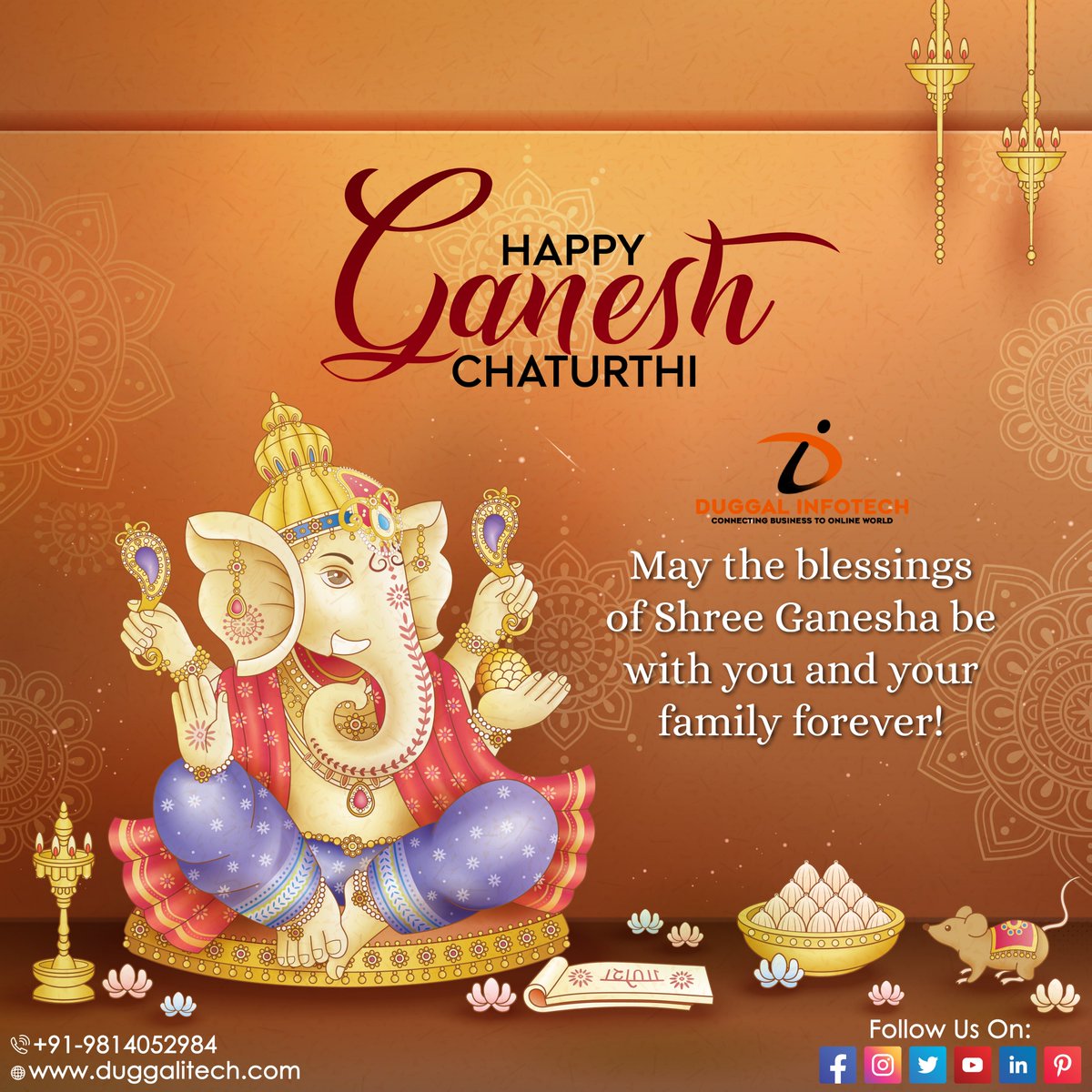 DuggalInfotech's tweet photo. #ganesh #ganpati #ganesha #bappa #ganpatibappa #mumbai #chaturthi #ganpatiphotography #ganeshchaturthi #happy #ganpativisarjan #modak #lordganesha #chintamani #ganpaticlickart #love #picoftheday #puneganpati #ganpatidecoration #instalike #hindu #mangalmurtimorya #hinduism https://t.co/5fsR7jBHoD