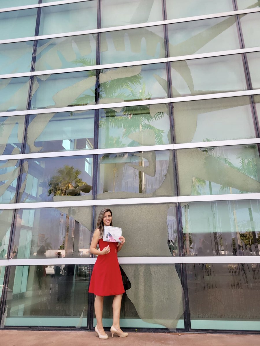 I am proud to announce that this morning I took the oath of allegiance and have been declared a U.S. citizen. To quote @gabymorenomusic &amp; Van Dyke Parks, “The immigrants are here to stay, to help build America.”