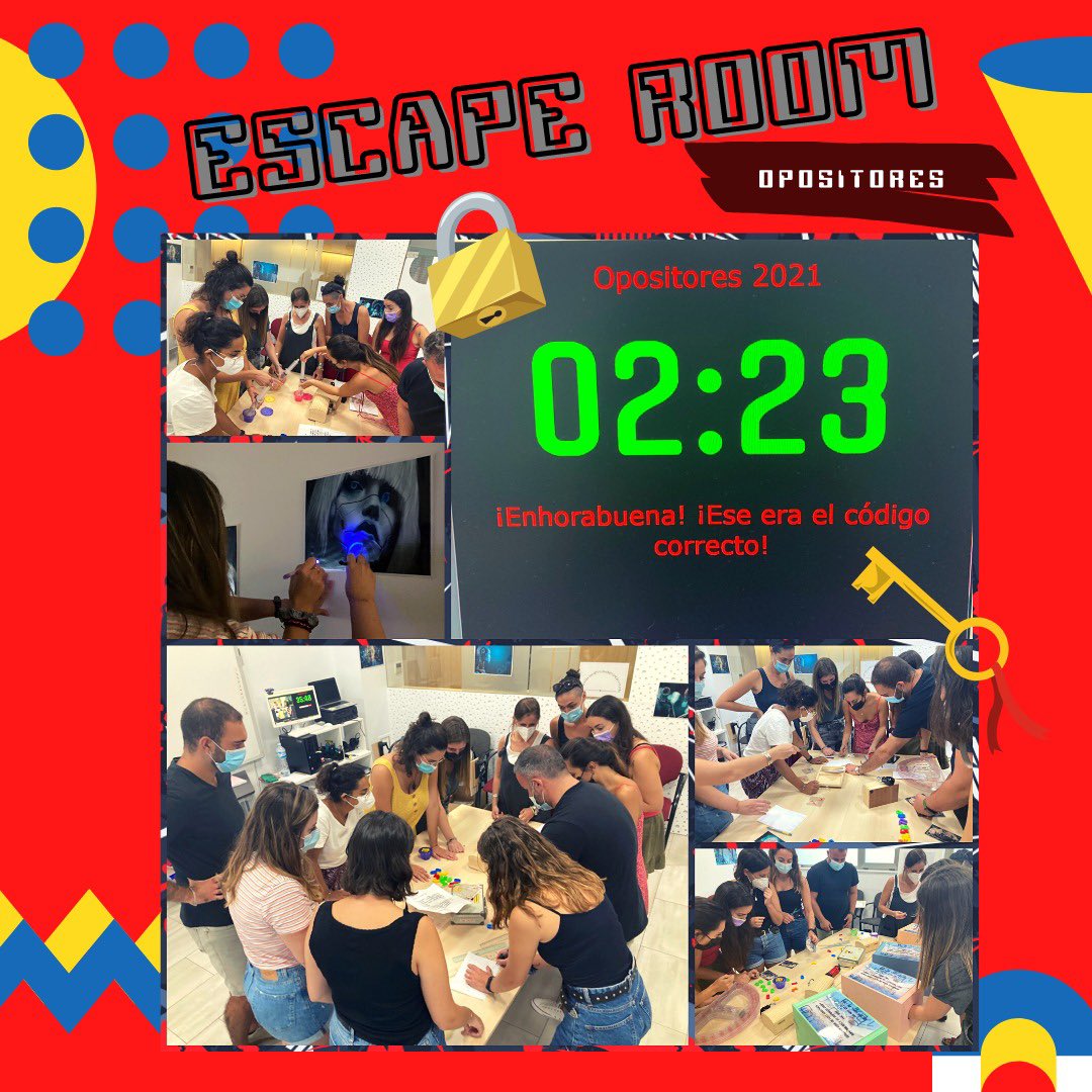 Escape room para empezar la preparación de oposiciones con diversión! 🗝📜🔒

#escaperoom #teacher #educacion #gamification #oposiciones #oposicionesinglesprimaria