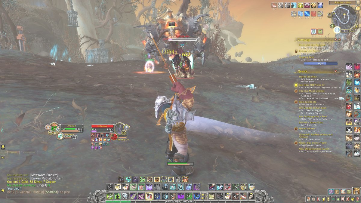 grillzium's tweet image. beastmastery🦉🏹🐺Hunter[216]ilvl orc/DPS [Korthia] #ChainsOfDomination daily!quest #Shadowlands 9.1 #Warcraft WM!on