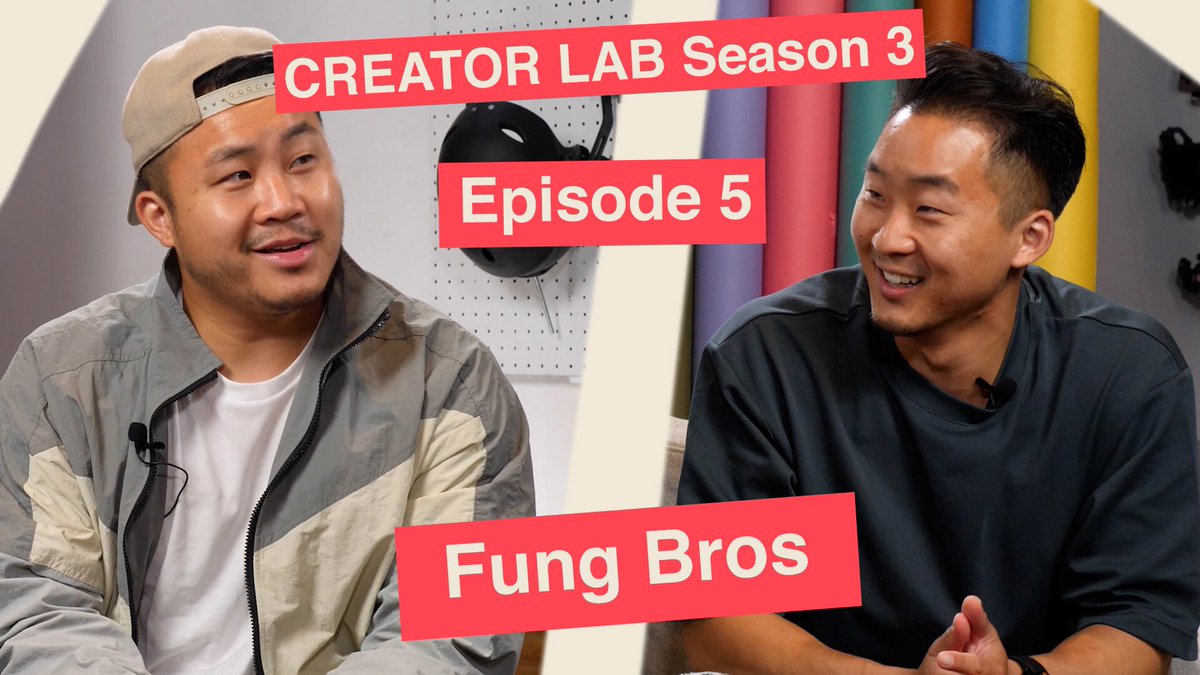 368 (@368) on Twitter photo Massive thank you to Andrew & David of <a href="/FungBros/">FUNG BROS.</a> for coming thru in Ep 5 of Creator Lab, a 368 series collab with <a href="/AdobeVideo/">Adobe Video & Motion</a>. The guys dish with <a href="/jackycoyne/">Jack Coyne</a> -- knowing the fun-o-meter and the power of community.
👀 adobe.ly/2YE1Oqx Massive thank you to Andrew & David of <a href="/FungBros/">FUNG BROS.</a> for coming thru in Ep 5 of Creator Lab, a 368 series collab with <a href="/AdobeVideo/">Adobe Video & Motion</a>. The guys dish with <a href="/jackycoyne/">Jack Coyne</a> -- knowing the fun-o-meter and the power of community.
👀 adobe.ly/2YE1Oqx