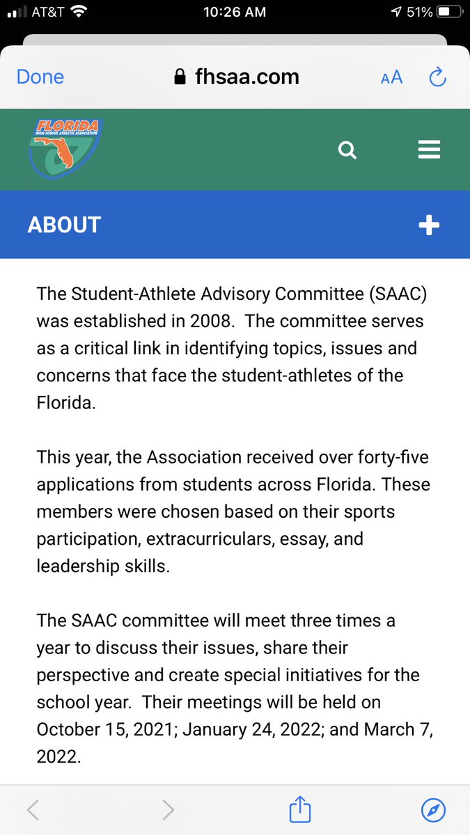ArtMoney14's tweet photo. Proud to see @chrisdohler picked for second year to the @FHSAA Student-Athlete Advisory Committee. Juggling Football, Soccer and Track and being Senior Class President shows his commitment to supporting the student/athlete H.S. Experience. @NBPSAthletics @John_Garrish @NBCAO https://t.co/B5ov1d8x7e