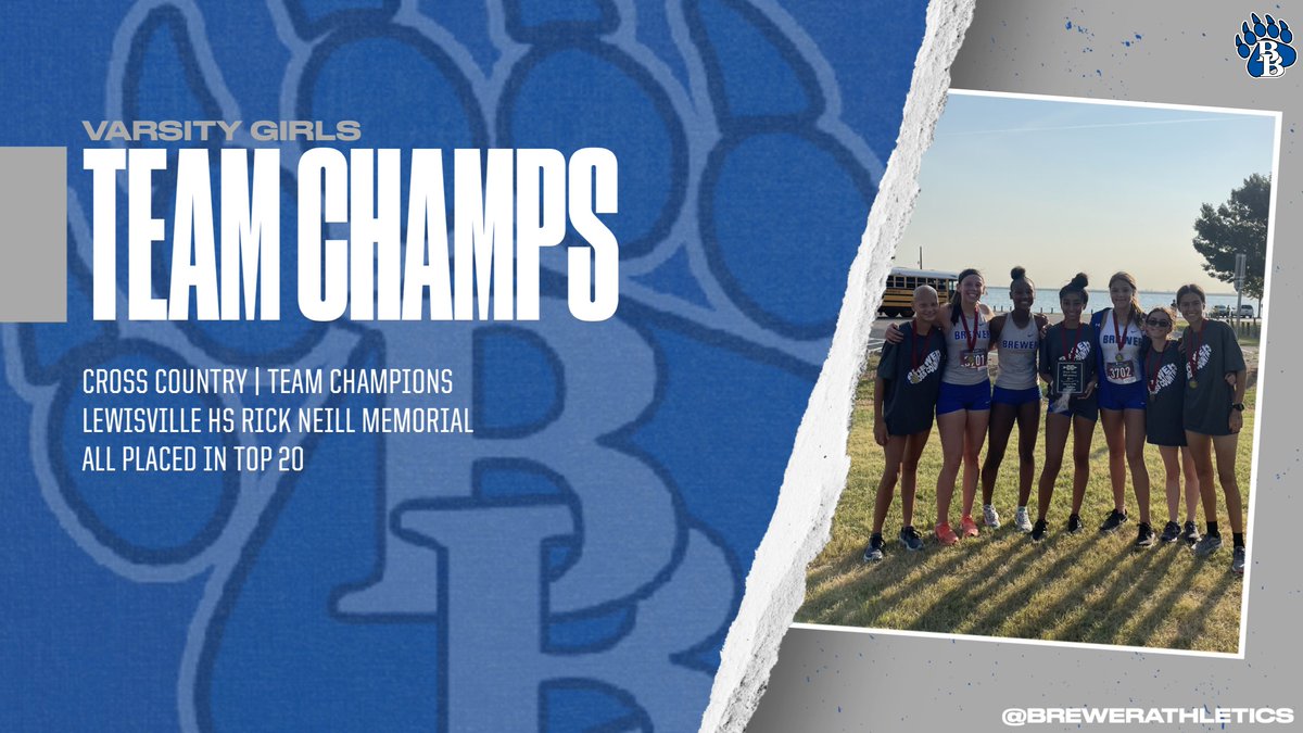 CHAMPIONS for <a href="/BrewerHSTrackCC/">BrewerHS_Track&CC</a> Varsity Girls!!!