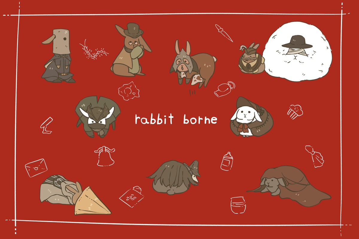 「Rabbit borne
 #Bloodborne 」|ヒノ宮のイラスト