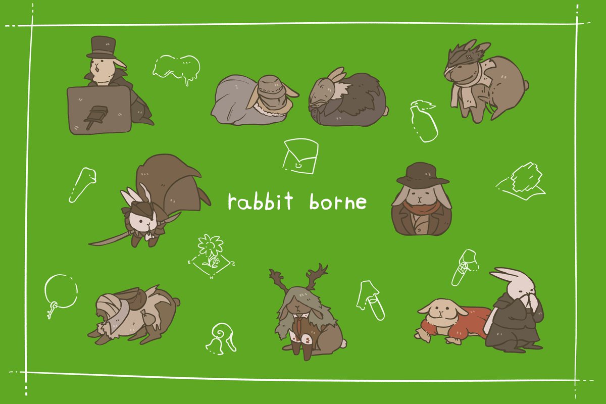 「Rabbit borne #Bloodborne 」|ヒノ宮のイラスト