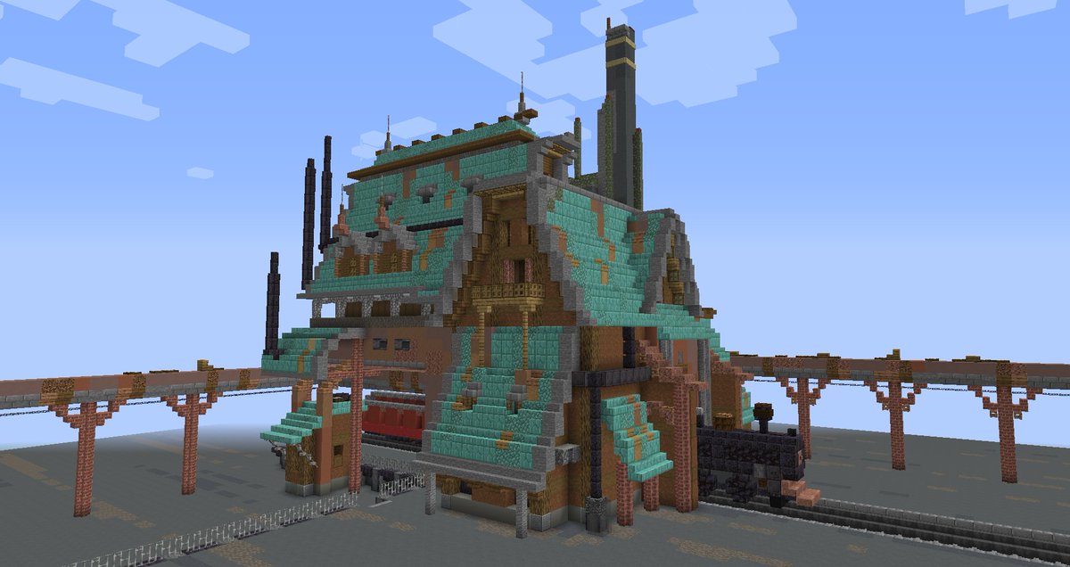 Steampunk Station 
<a href="/BlockartsBT/">Blockarts</a> #minecraft #Minecraft緑化推進委員会