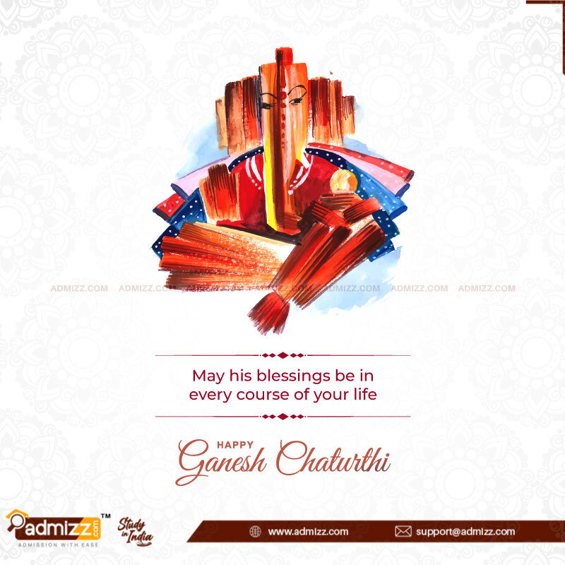 admizz_official's tweet photo. Ganesh Chaturthi is observed as the birth anniversary of Lord Ganesh, the Hindu god of new beginnings and the remover of obstacles. Happy Ganesh Chaturthi.
#admizz #admissionwithease #studyinindia #sii #ganeshchaturthi https://t.co/amIp4hHg6W