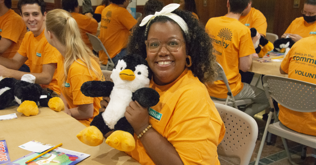 This is a great partnership between <a href="/Amica/">Amica Insurance</a> and <a href="/UnitedWay/">United Way</a> to help to help build disaster preparedness kits for the youth in our communities. Cute #penguins, too! #AmicaCommunity #IWork4Amica bit.ly/3nn8Bzj