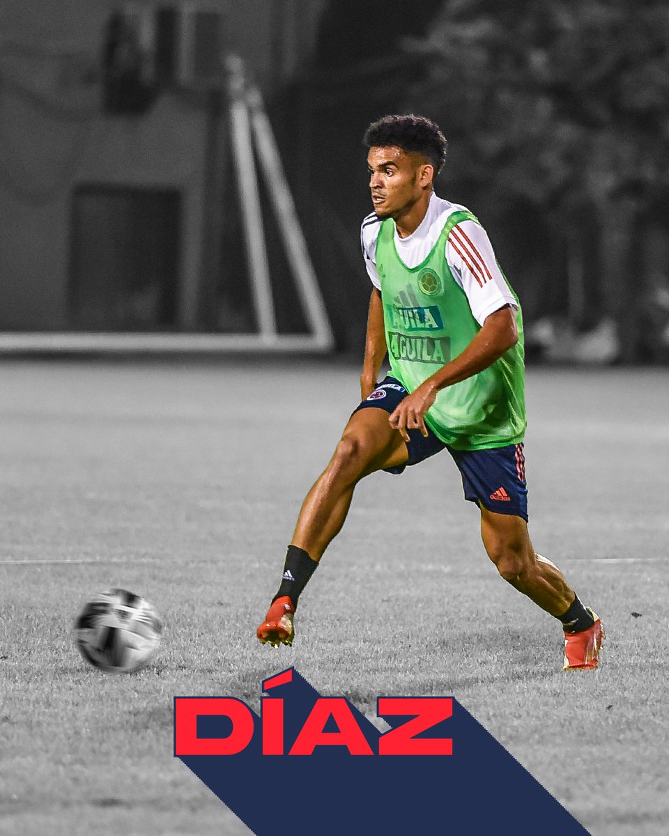FCFSeleccionCol's tweet photo. 📸  COLOMBIA 🔝☄️

🟡🟡🔵🔴

@LuisFDiaz19

#VamosColombia🇨🇴 https://t.co/QBM2lkBr88