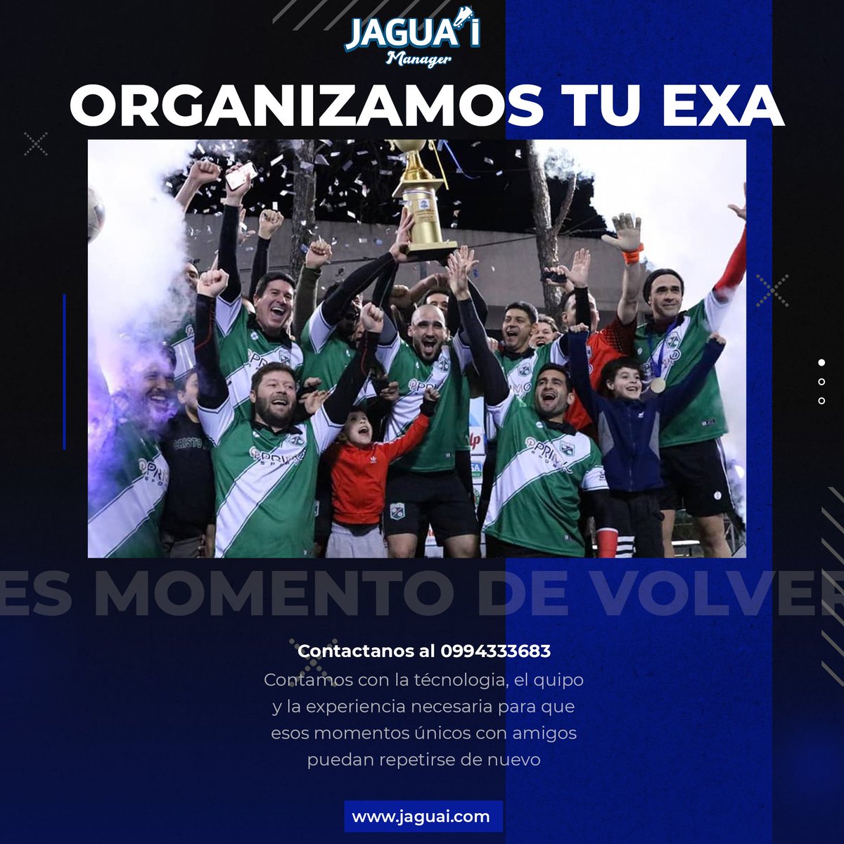 ¿Querés organizar un torneo? 🤔

Aplicación de datos estadísticos, fotos, videos, transmisión en vivo, alianzas comerciales, gestión operativa, cobertura médica, gestión de árbitros y mucho más.

Llegamos a todo el país. 
📲 Contactanos al 0994333683