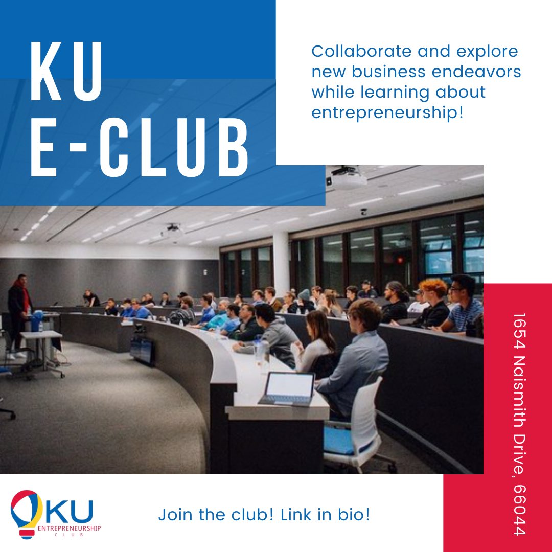 Help us grow the club by sharing this tweet with friends and students that are interested in entrepreneurship or business! 🤝

Click the link in our bio to sign up as a new member. ✔️

We will have our first guest speaker Sept. 21st! Announcement coming soon!