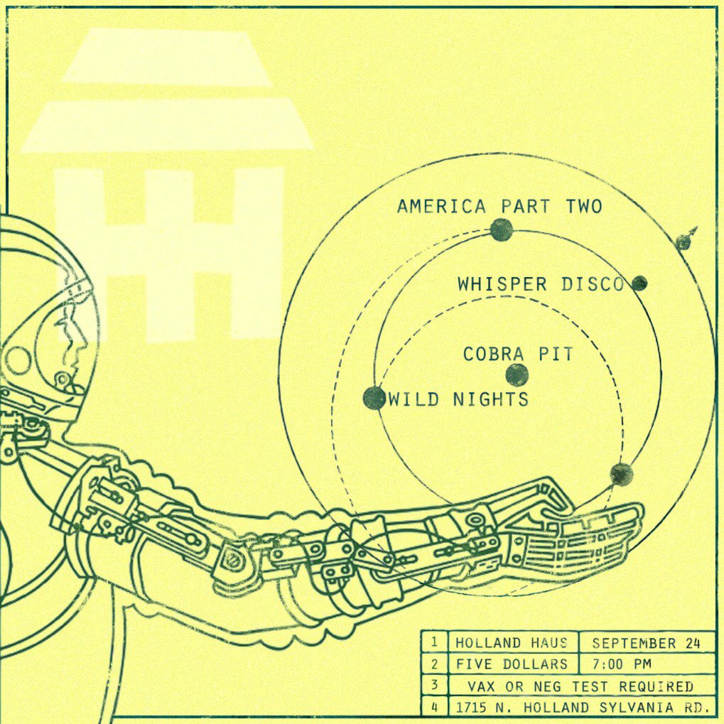 9/24. 7PM. HOLLAND HAUS. LFG.