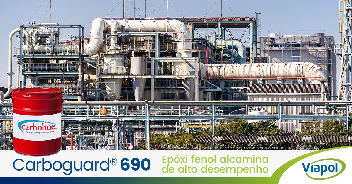 viapol_social's tweet photo. Quando a proteção em pintura de ambientes severos é um desafio, o Carboguard® 690 é a solução! Segue o fio para conhecer mais sobre esse epóxi e #VaiComViapol! 🧵
#carboline #acabamento #industria #viapol #Carboguard #carboline @carboline https://t.co/TgwVX2oHgK