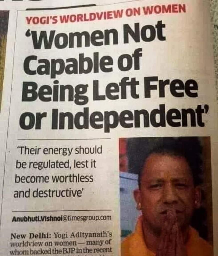 Dear moron in KhaajTak @aajtak ...

Tell your sold-out #Presstitutes to follow what Dhongi Yogi Bisht says.

@AamAadmiParty