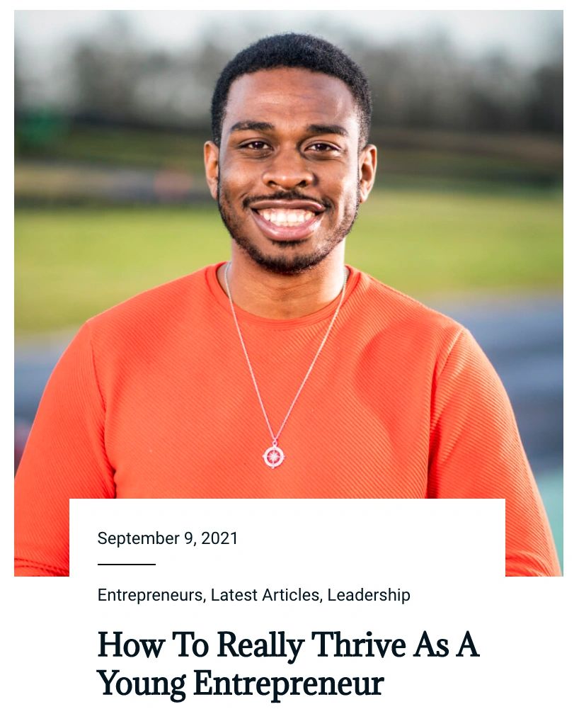 The inspirational Nile Henry, CEO of The Blair Project shares some great advice on how to thrive as a young entrepreneur. <a href="/getmemotoring/">The Blair Project</a>
