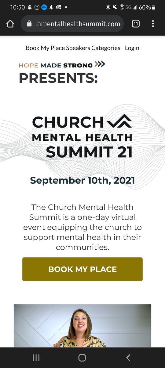 DerwinLGray's tweet image. The Church Mental Health Summit is a one-day virtual event equipping the church to support mental health in their communities.

churchmentalhealthsummit.com