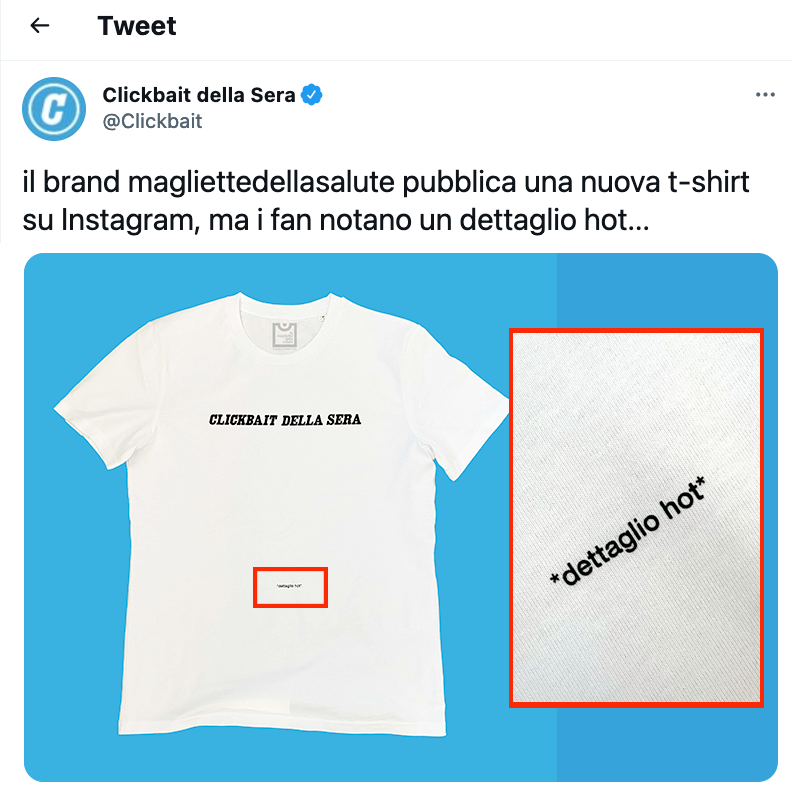 le magliette della salute on Twitter: \