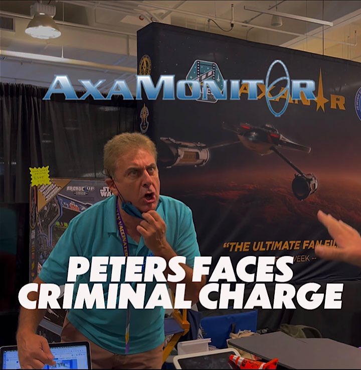 AxaMonitor's tweet image. EXCLUSIVE video of #DragonCon altercation leading to criminal charge against @AxanarFilm producer @AlecPeters, plus upcoming legal strife. eepurl.com/hHU049 #Axanar