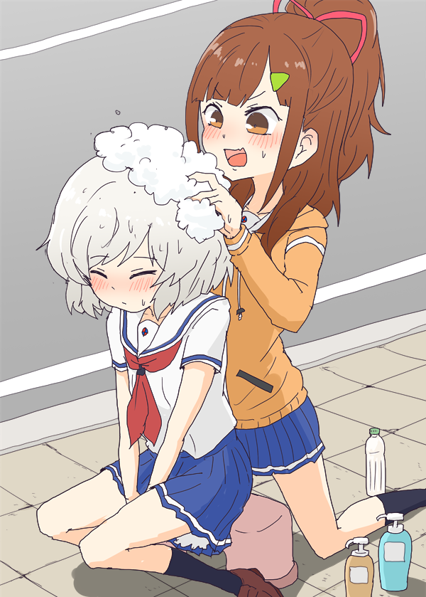 路上シャンプーメイタマ はいふり 明日葉友婁のイラスト