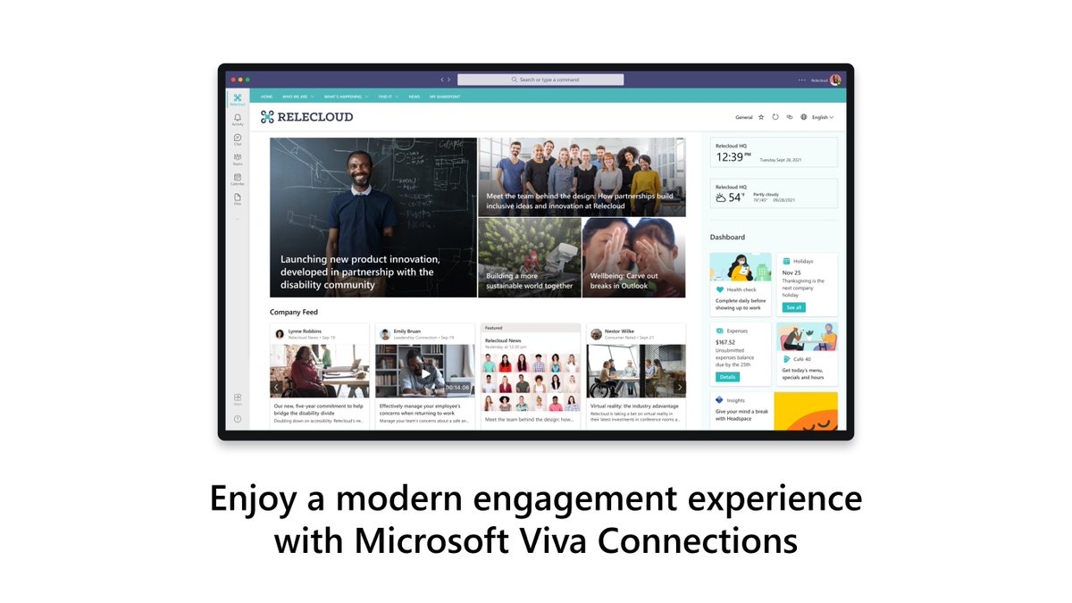 Viva Connections Public Preview announced! 
This release includes:
 📱 Viva Connections mobile
 🖥️ Updated desktop experience
 🗔 Dashboard web part
 📰 Feed web part
msft.it/6015XMphV