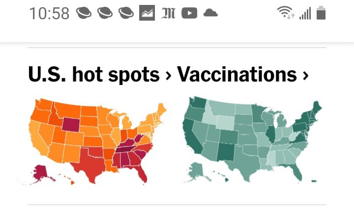 It looks like the map of the Old Confederacy