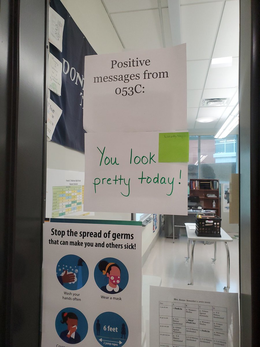 Advisory Week 2: messages of kindness and positivity.  #sandyhookpromise