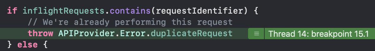 twannl's tweet image. Use the Swift Error breakpoint if you want to catch any throws from your code 👌🏻
#swiftlang #iosdevelopme