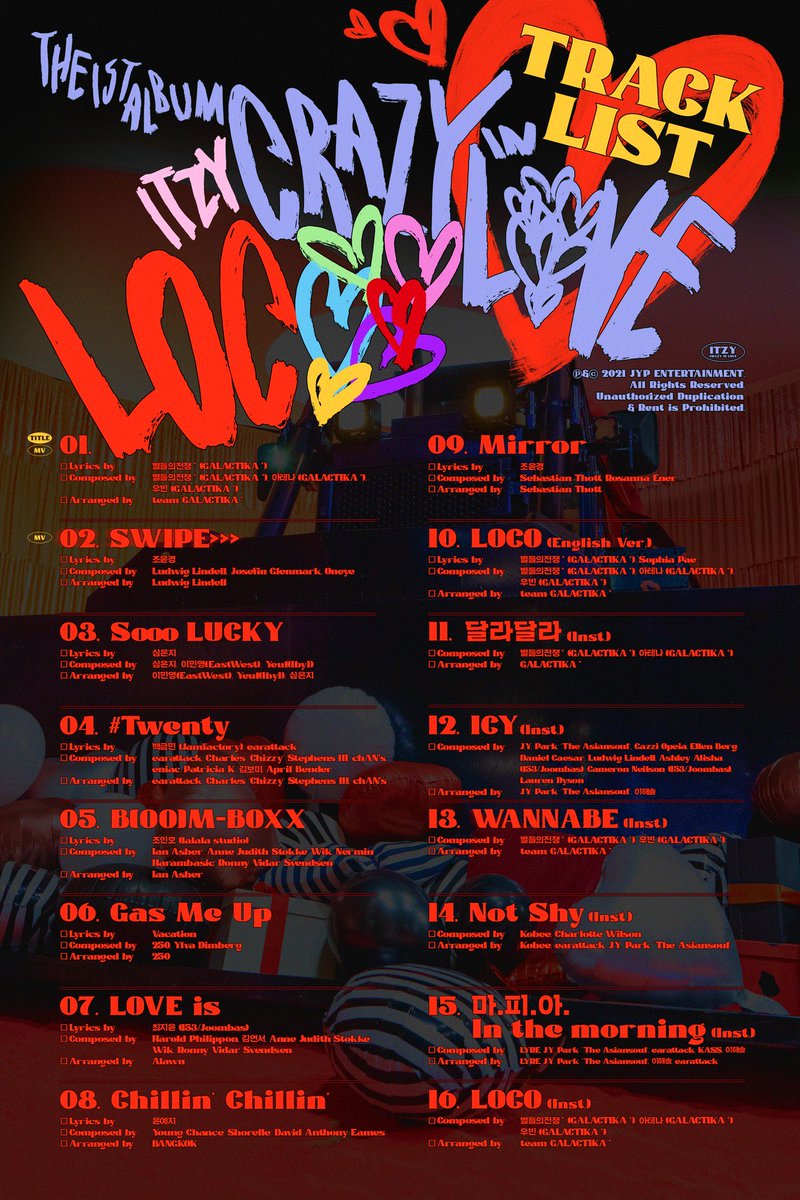 jisusosmia's tweet photo. No sé sooo Lucky es mía 

ITZY GETTIN LOCO
#CrazyInLove_TRACKLIST 
#ITZY  @ITZYofficial https://t.co/Phdgz26ENO