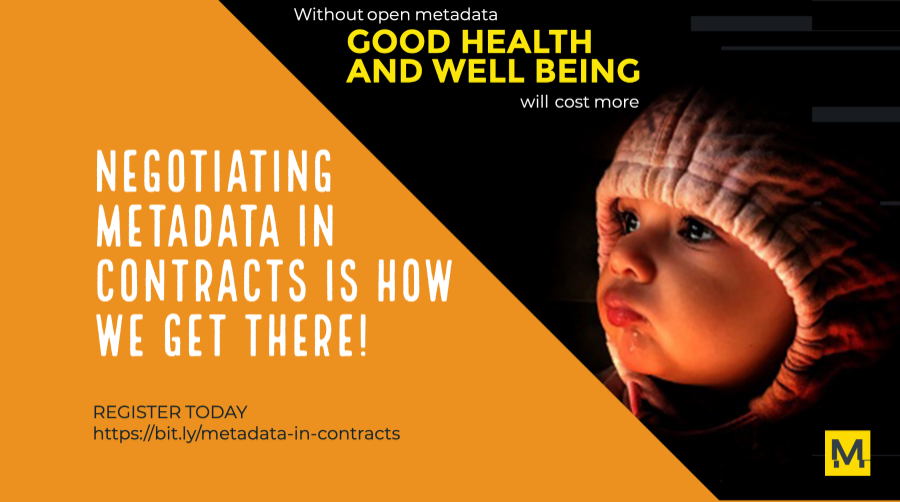 Metadata2020's tweet photo. Metadata 20/20: DO MORE - Negotiate Metadata into Contracts

Join us on 23 September 2021 for a free webinar about Negotiating Open Metadata into your Contracts. 

https://t.co/A0hPyPpbgt

#metadata #domore #metadataincontracts https://t.co/sWtcPL5SfP