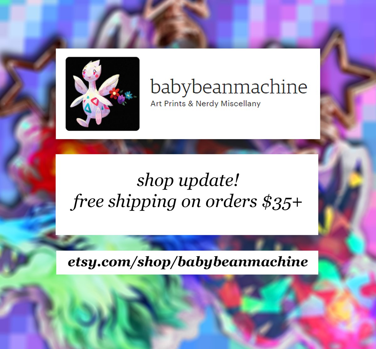 keychains are live!😎 i also have plenty of holo print stock left, so check out my shop if you're a bad enough dude!! 🌈✨  etsy.com/shop/babybeanm…