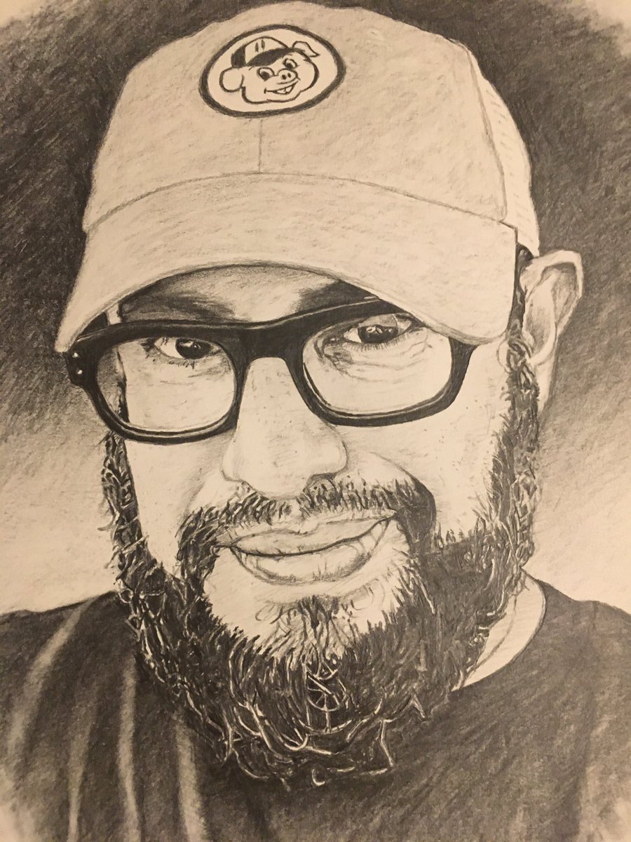 The big reveal!! I will be donating this one of a kind framed graphite portrait of Carl Ruiz aka @saborchef to the @friendsoffirefighters raffle that is happening this Saturday at the Pig Island NYC BBQ event! 🖼 👌🏻 
.
Visit their table to buy a ticket! #ruizing