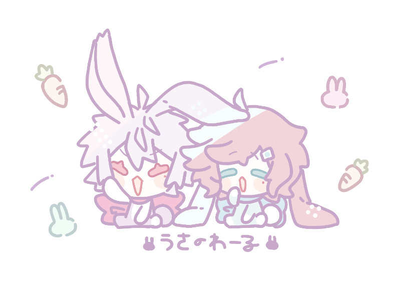 「久々の絵チャでした🐰 」|あんみつ🐏のイラスト