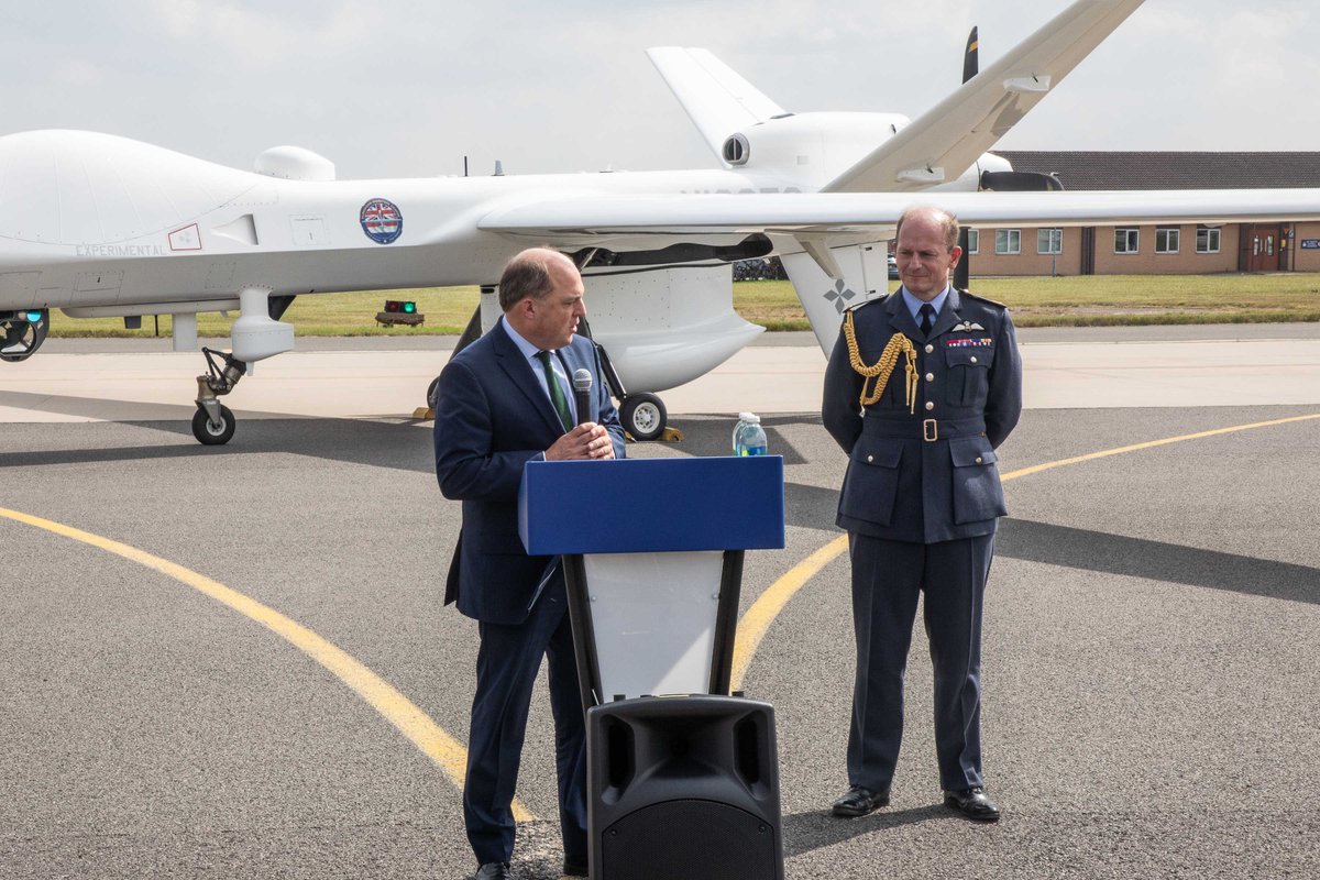 RoyalAirForce's tweet photo. .@RAFWaddington set to benefit from £94m investment to prepare for arrival of new fleet of 16 Protector Remotely Piloted Aircraft Systems (RPAS), includes new Protector International Training Centre #NextGenRAF #SecuringTheSkies #WeAreNATO https://t.co/ZAvtVJctV7