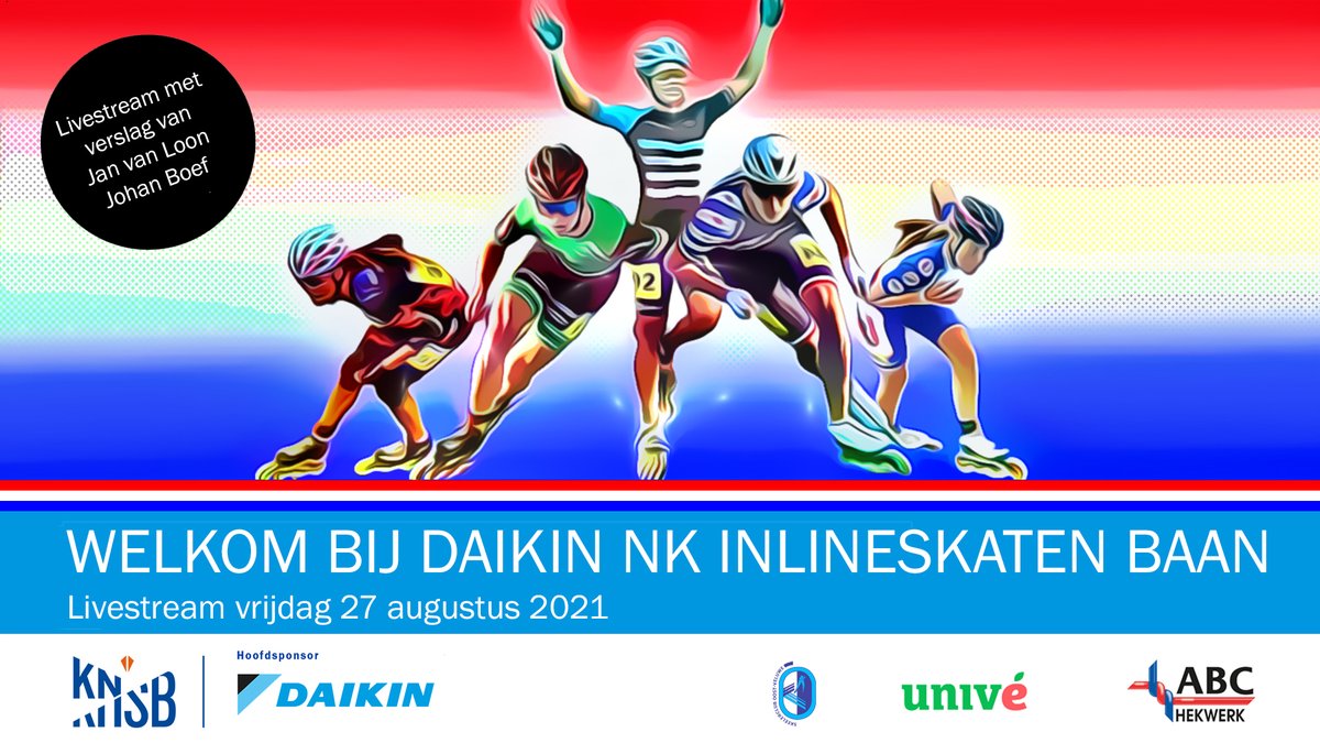 Nog eens nagenieten van de Daikin NK Inlineskaten in Heerde? De uitzendingen van beide dagen zijn terug te vinden op schaatsen.nl/video/