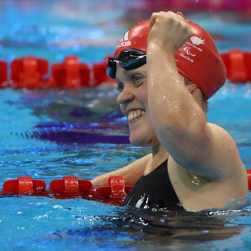 ParalympicsGB's tweet photo. A Paralympic icon whose career transcends sport.

We'll miss you, @EllieSimmonds1