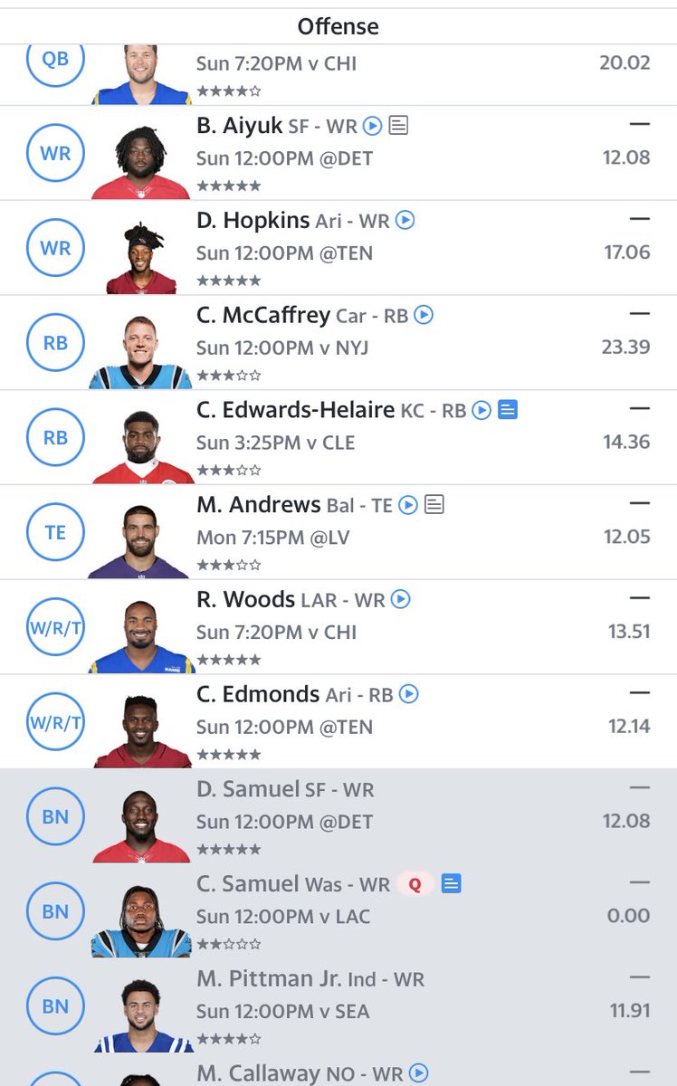 joe280xc's tweet photo. @PFF_Fantasy 12 team .5ppr https://t.co/XCFHFr4cmh