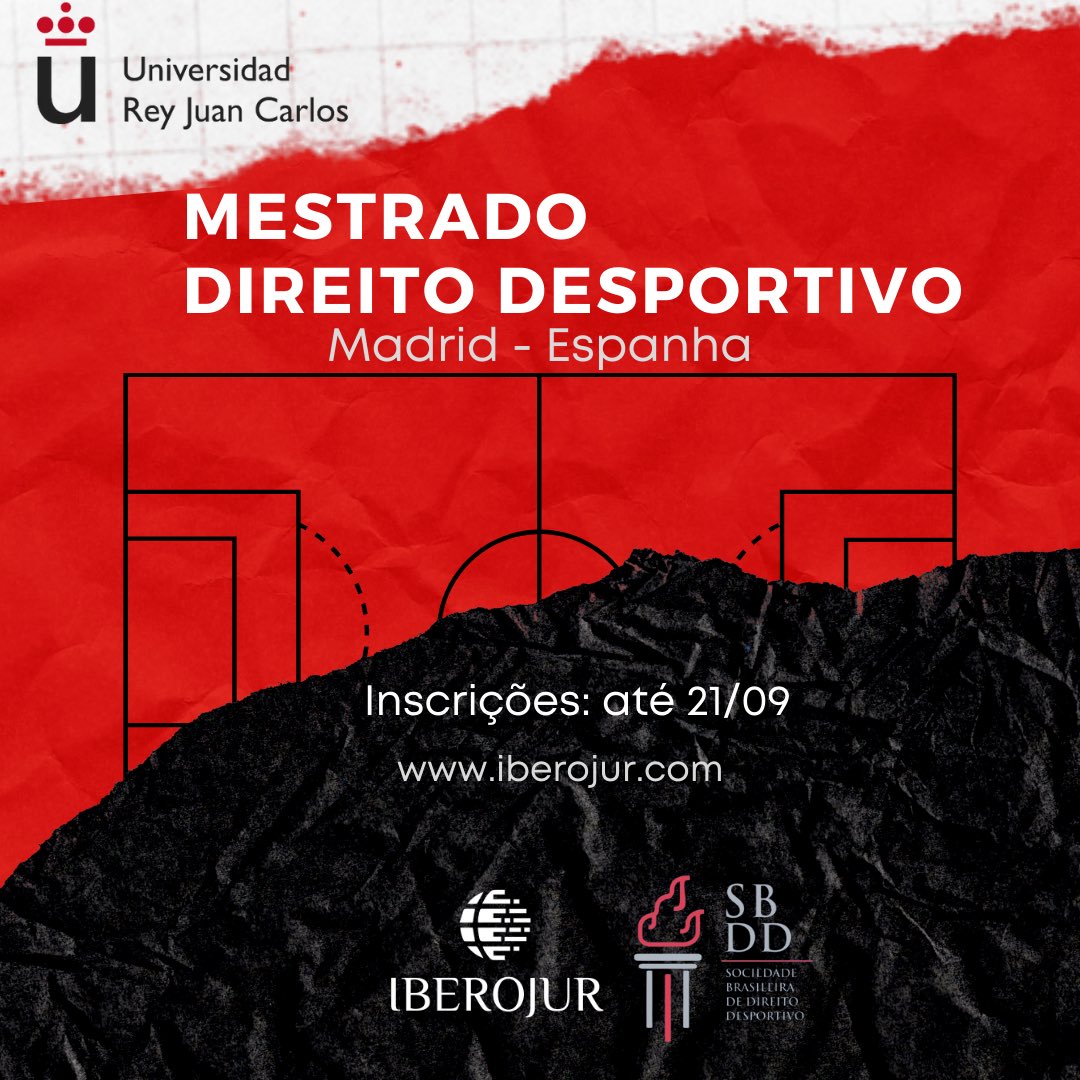 iberojur's tweet photo. Mestrado em Direito Desportivo
#Madrid 
Info: https://t.co/SBAz1WlsNL https://t.co/sD2fhbdBCq