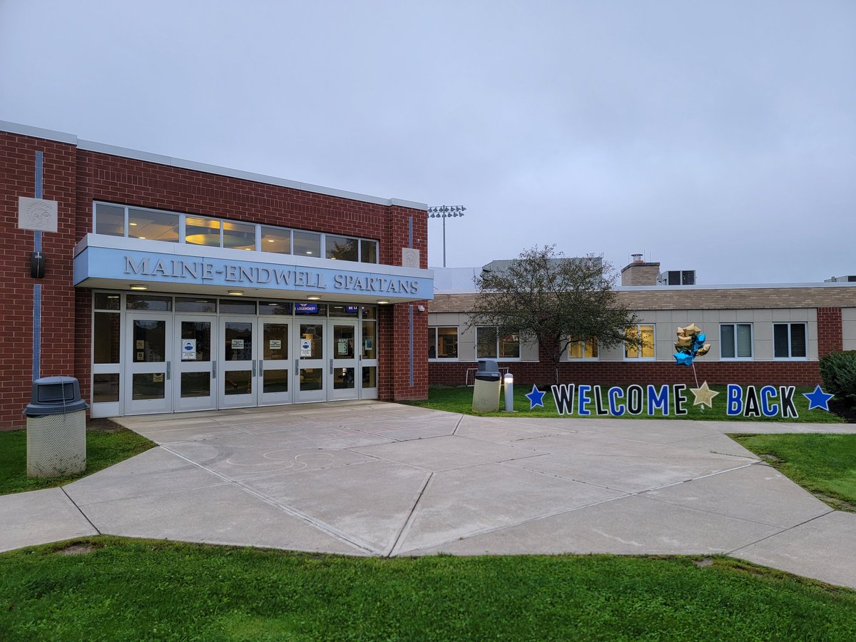Happy First Day Spartans!  We are so excited to see students today! <a href="/MECSDSpartans/">Maine-Endwell</a>